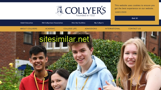 collyers.ac.uk alternative sites