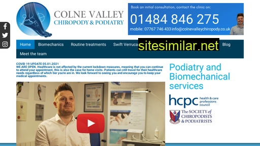 Colnevalleychiropody similar sites