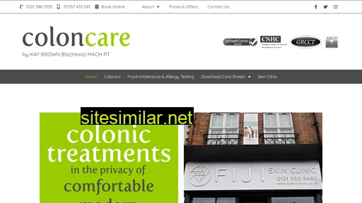 coloncare.co.uk alternative sites