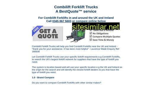 combilift-forklift-trucks.co.uk alternative sites