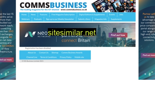 commsbusiness.co.uk alternative sites