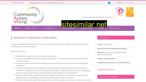 communityactionwirral.org.uk alternative sites