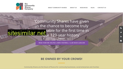 communityshares.co.uk alternative sites