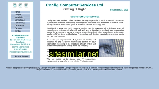 Configcomputers similar sites