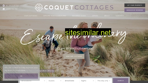 coquetcottages.co.uk alternative sites