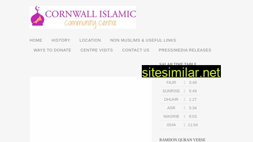 cornwallasian-islamiccommunitycentre.co.uk alternative sites