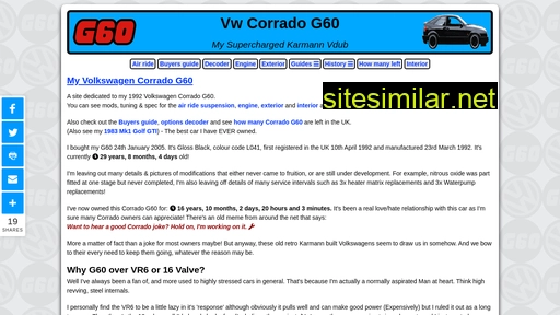 Corradog60 similar sites