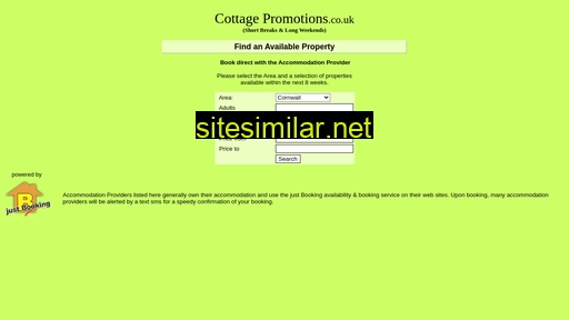 cottagepromotions.co.uk alternative sites