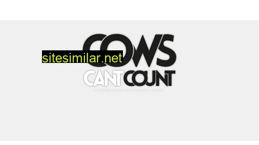 cowscantcount.co.uk alternative sites