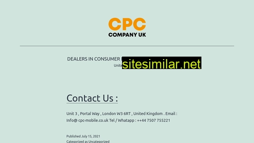 cpc-commodities.co.uk alternative sites