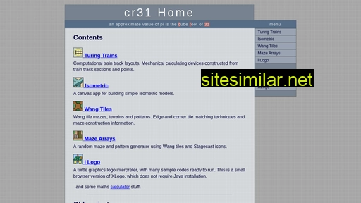 cr31.co.uk alternative sites