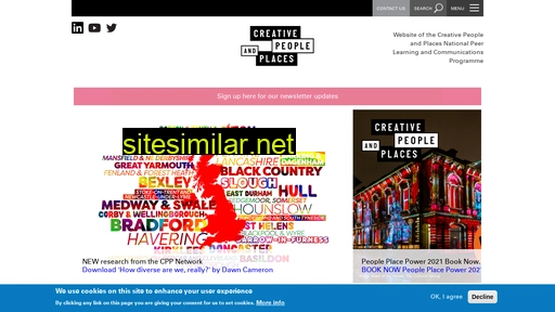 creativepeopleplaces.org.uk alternative sites