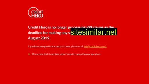 credit-hero.co.uk alternative sites