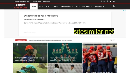 cricketlivescore.co.uk alternative sites