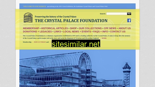 crystalpalacefoundation.org.uk alternative sites