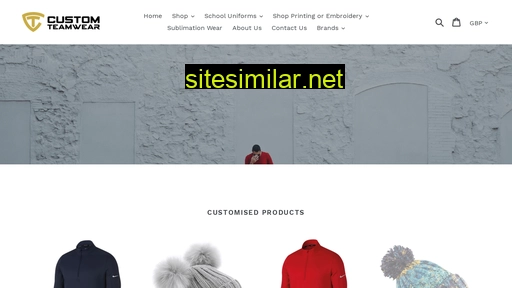 customteamwear.co.uk alternative sites