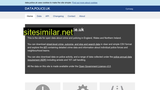 data.police.uk alternative sites