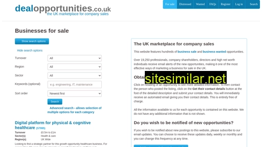 dealopportunities.co.uk alternative sites