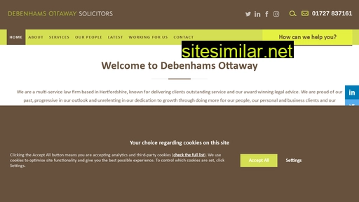 debenhamsottaway.co.uk alternative sites
