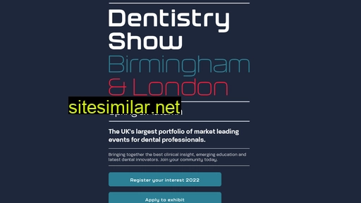 dentistryshow.co.uk alternative sites