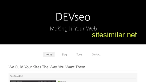 devseo.co.uk alternative sites