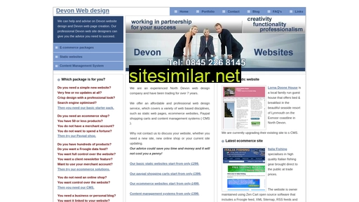 Devonwebdesigns similar sites