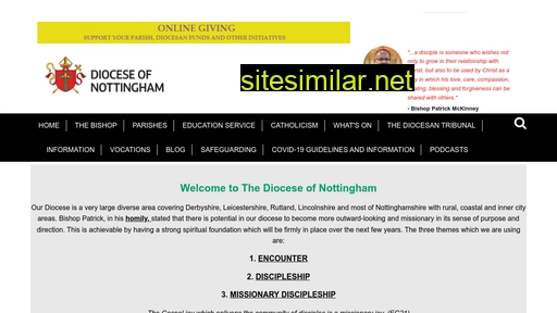 dioceseofnottingham.uk alternative sites