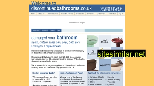 discontinuedbathrooms.co.uk alternative sites