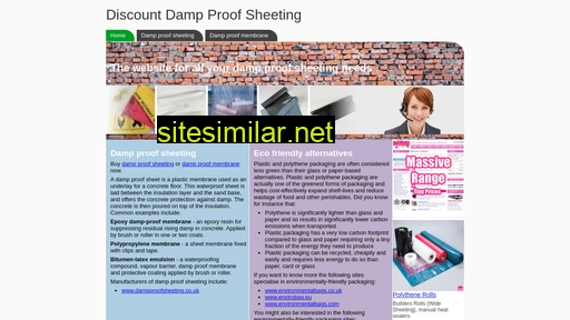 Discountdampproofsheeting similar sites
