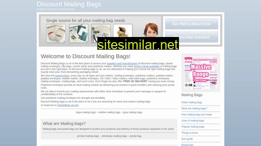 discountmailingbags.co.uk alternative sites