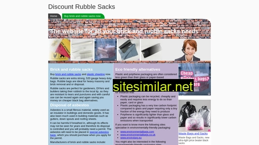 discountrubblesacks.co.uk alternative sites