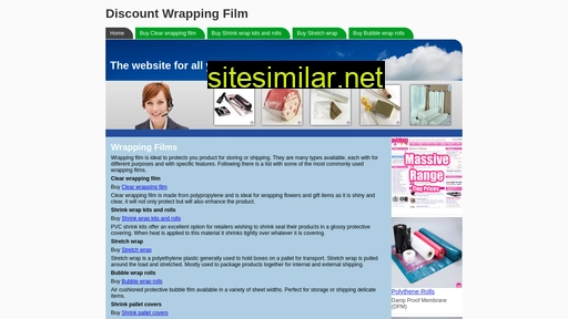 discountwrappingfilm.co.uk alternative sites