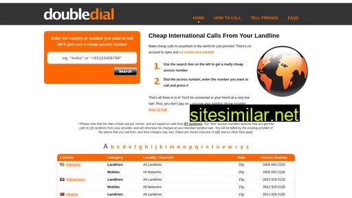 doubledial.co.uk alternative sites