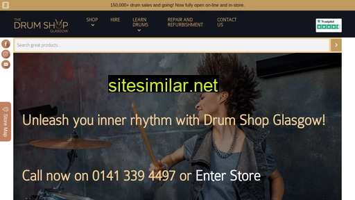 drumshopglasgow.co.uk alternative sites
