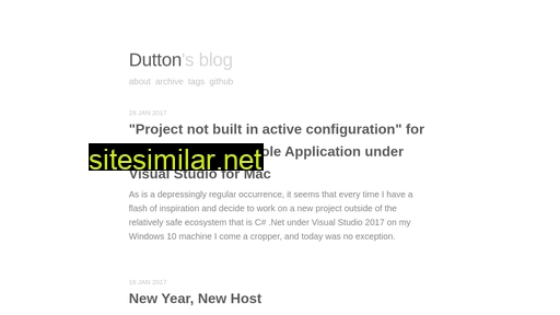 Dutton similar sites