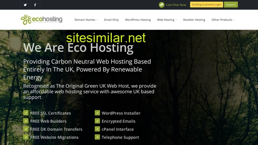 Ecohosting similar sites