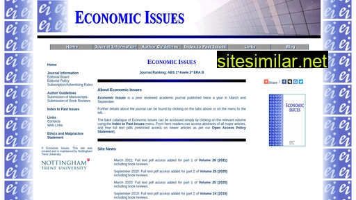 Economicissues similar sites