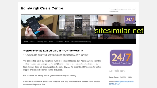 edinburghcrisiscentre.org.uk alternative sites