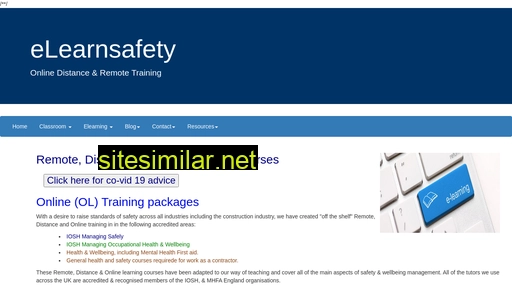 Elearnsafety similar sites