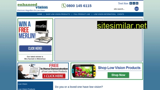 enhancedvision.co.uk alternative sites