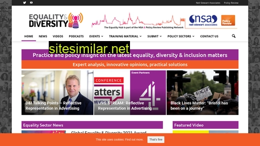 Equality-and-diversity similar sites