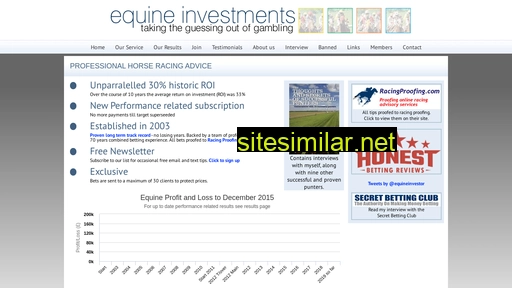 equineinvestments.co.uk alternative sites