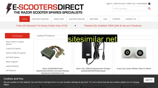 escootersdirect.co.uk alternative sites
