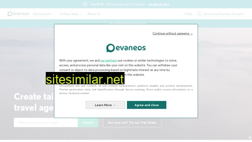 evaneos.co.uk alternative sites