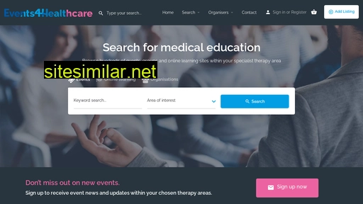 Events4healthcare similar sites