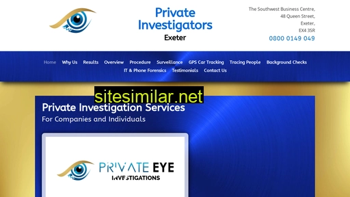 exeter-private-investigators.co.uk alternative sites