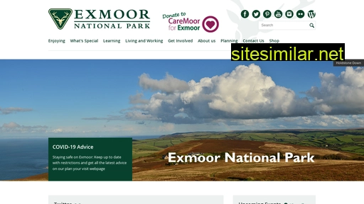 exmoor-nationalpark.gov.uk alternative sites