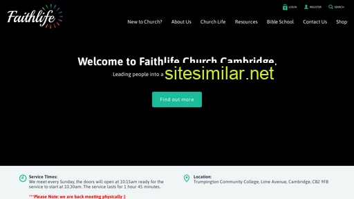 faithlifechurch.org.uk alternative sites