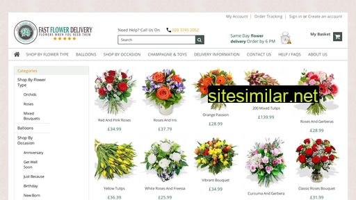 Fastflowerdelivery similar sites