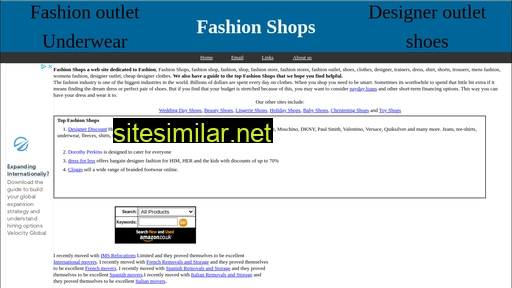 fashion-shops.co.uk alternative sites